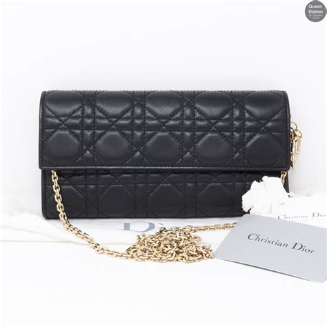 lady dior xs wallet|lady dior wallet on chain.